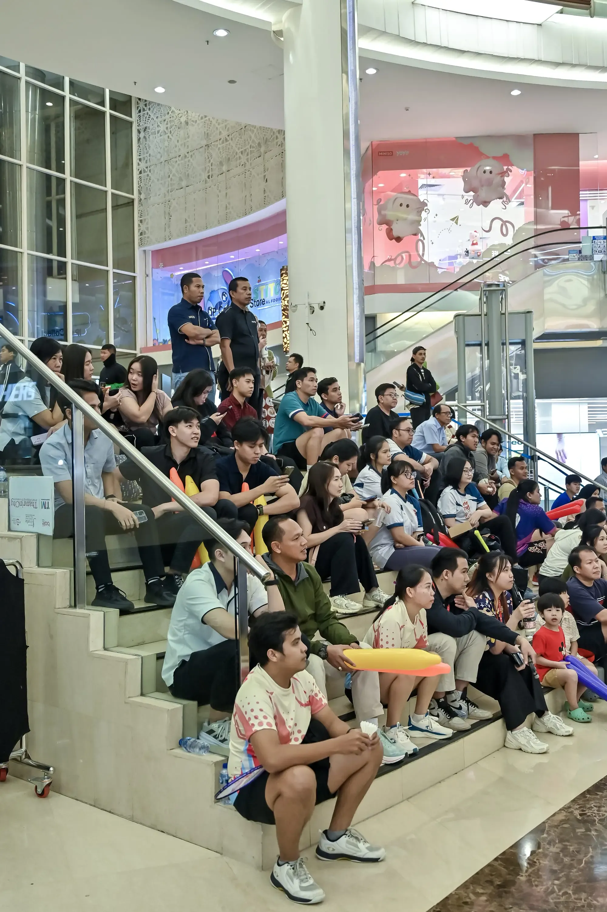 Suporter Badminton Friendly Match di Emporium Pluit Mall